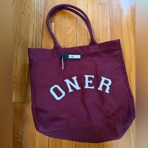 Oner Active rosewood canvas girlfriend Tote NWT